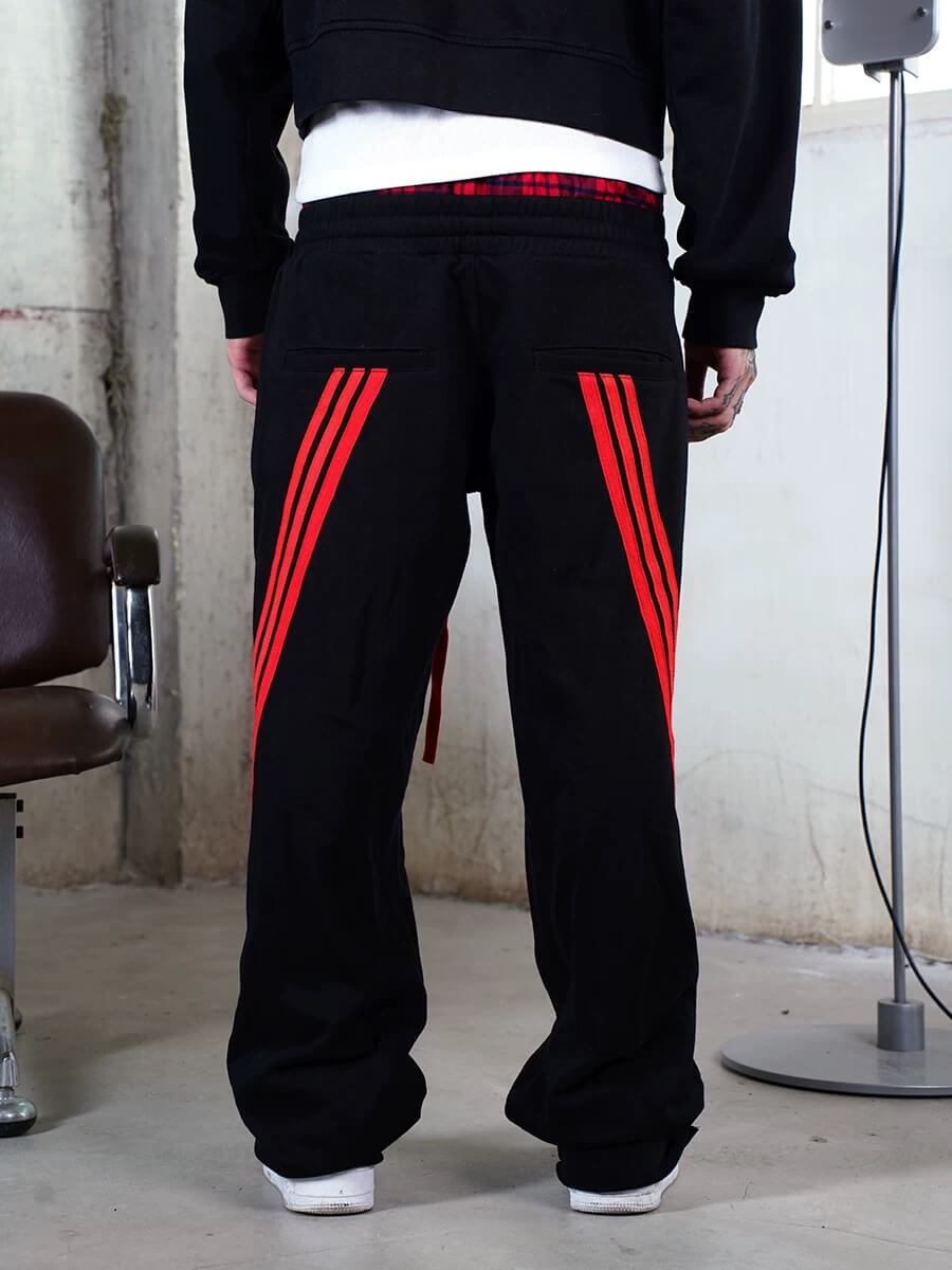 TGFCLUB PRIME KILLA Print Rhinestone Double Waist Sweatpants | Face 3 Face