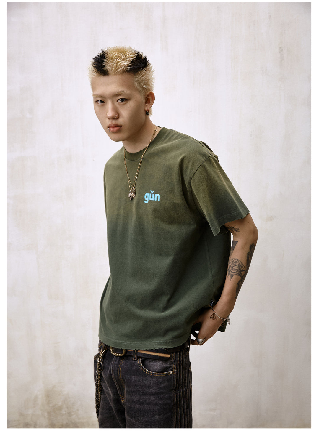 Remedy Dot Print Washed Tee | Face 3 Face