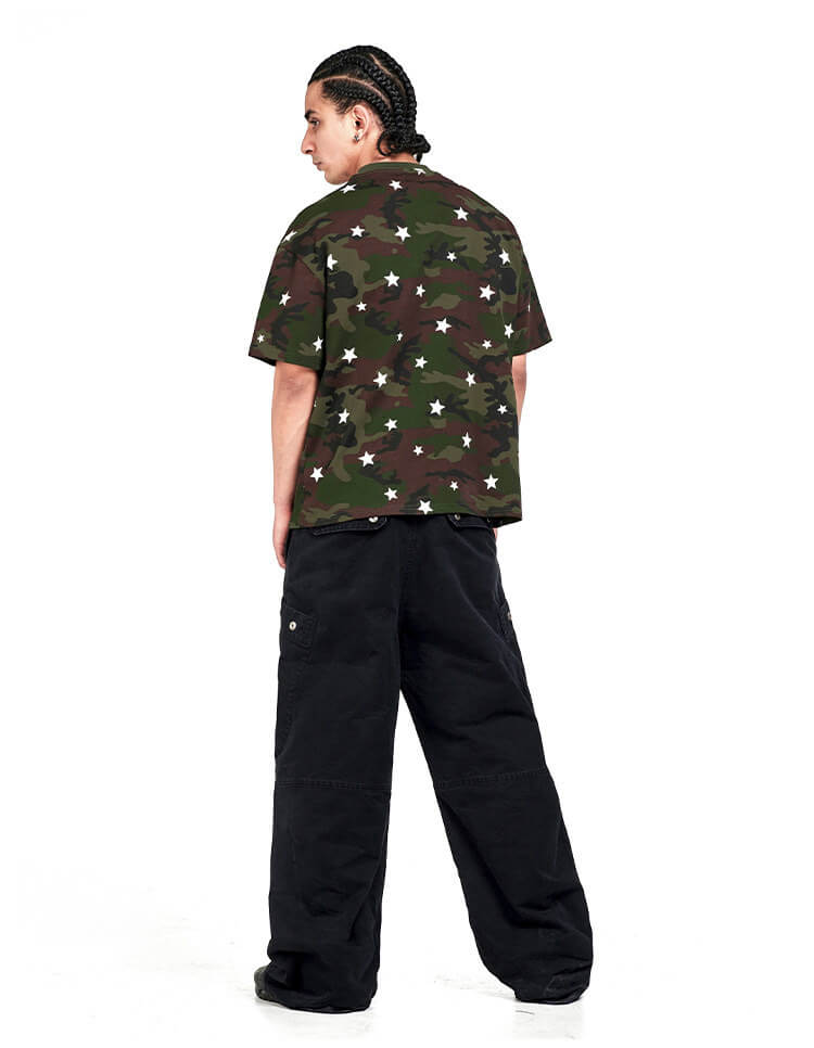 F3F Select Black Utility Baggy Cargo Pants | Face 3 Face