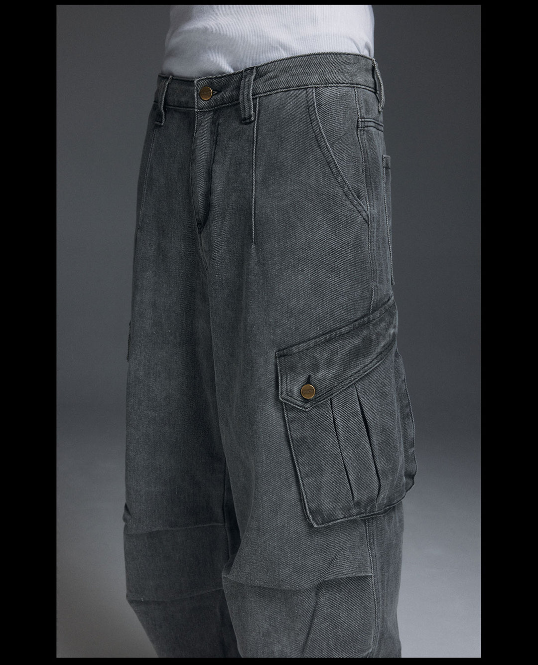 NOVACAM Washed 3D-Pocket Work Cargo Pants | Face 3 Face