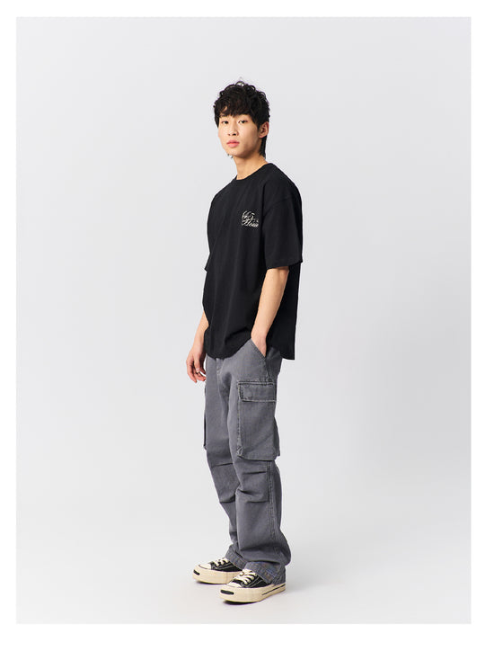 S45 Text Typography Printed Tee | Face 3 Face