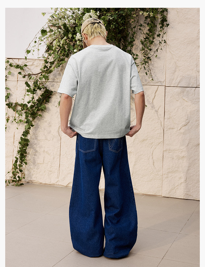 MEDM One Point 3D Fuzzy Embroidered Logo Tee | Face 3 Face