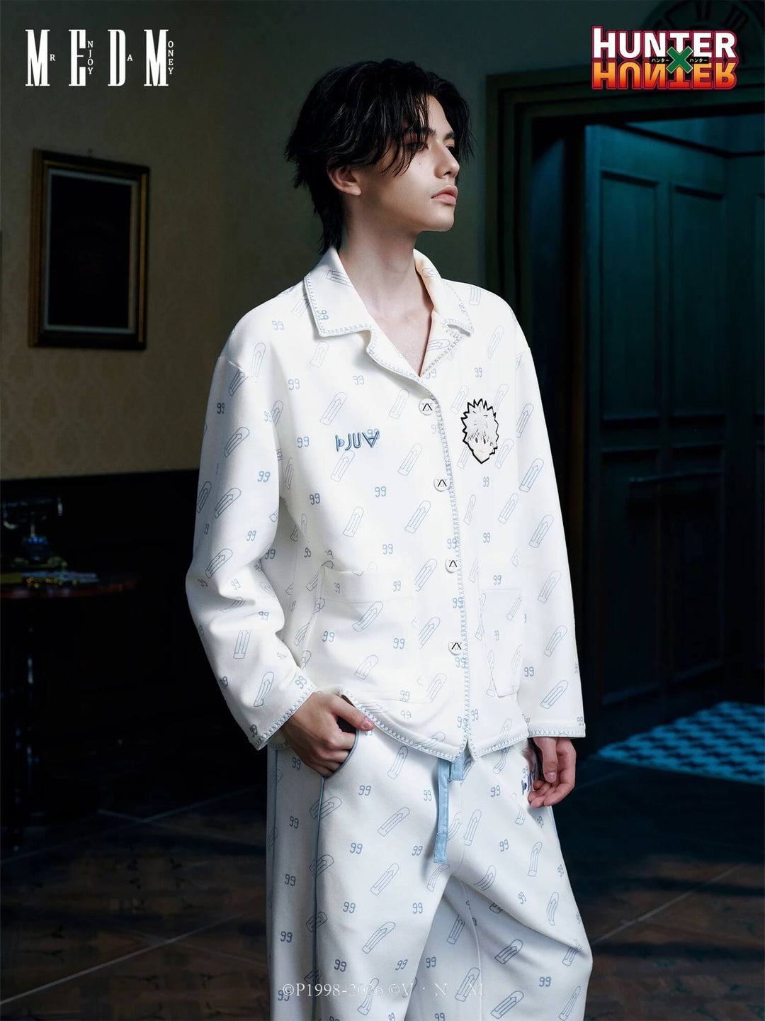 MEDM × HUNTER×HUNTER All Over Character Icon Print Pajama Set | Face 3 Face