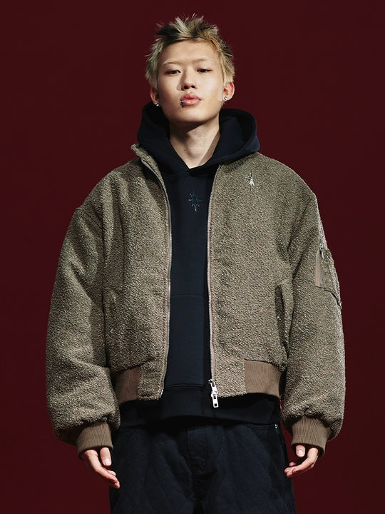 Remedy Textured MA-1 Bomber Jacket | Face 3 Face