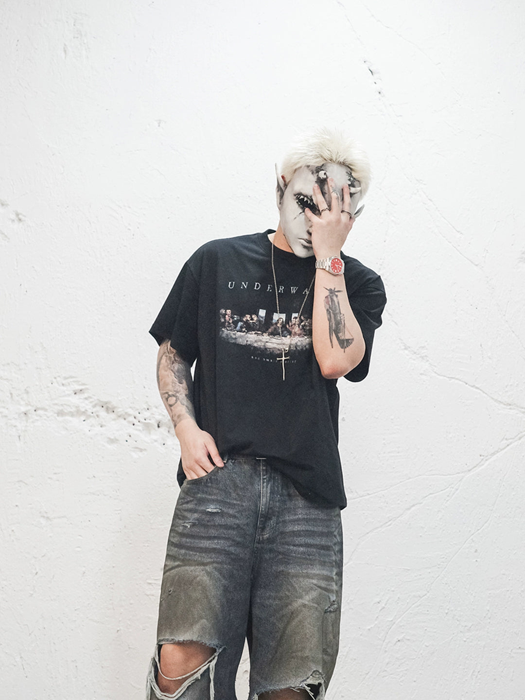 UNDERWATER Last Supper Vintage Graphic Tee | Face 3 Face