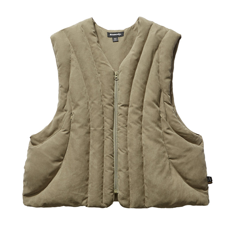 Remedy Camouflage Stitch Down Vest | Face 3 Face