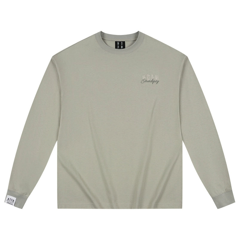 MEDM Logo Embroidered Antibacterial Long Sleeve Tee | Face 3 Face