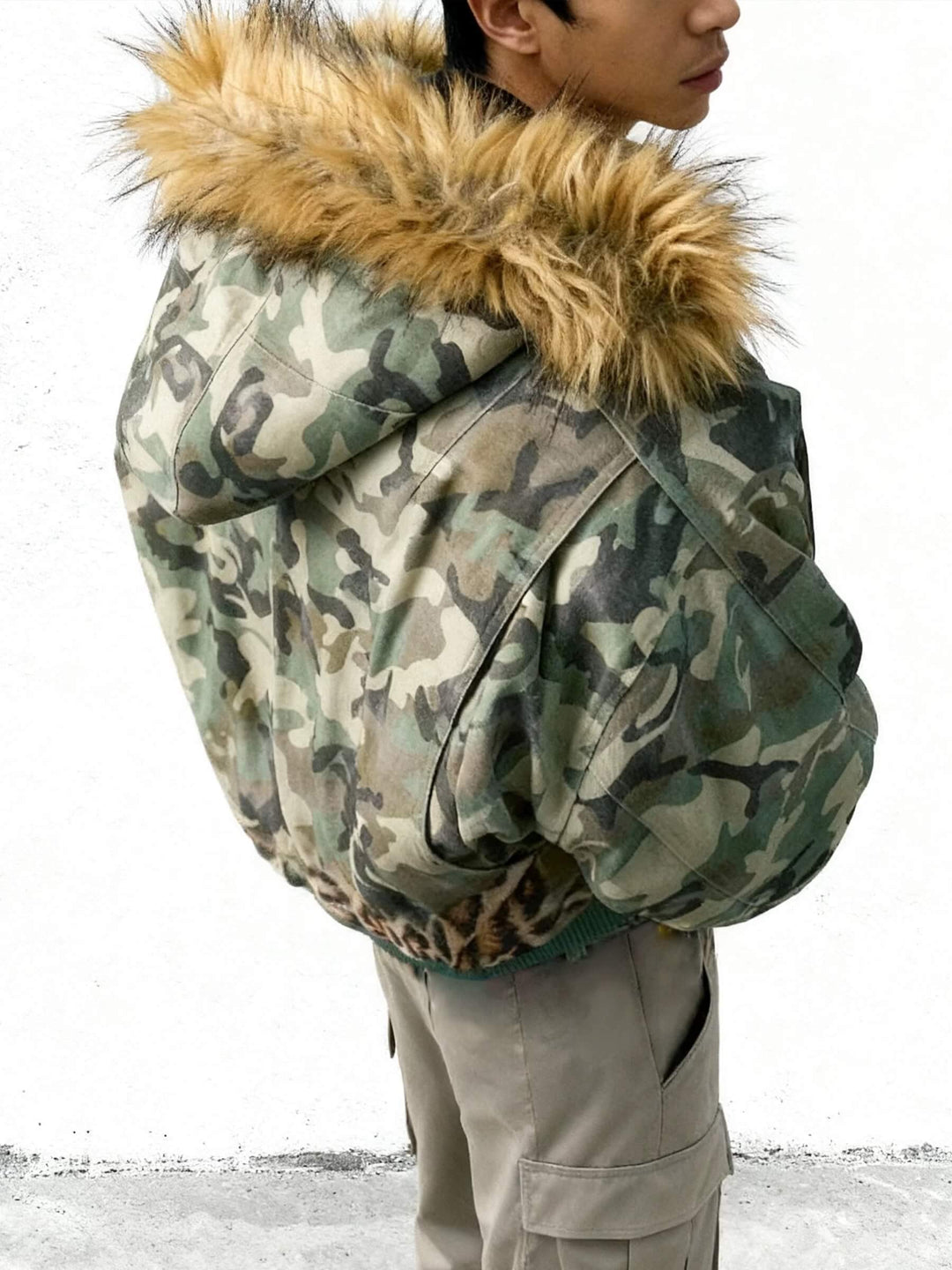 S45 Camouflage Leopard N2B Jacket | Face 3 Face