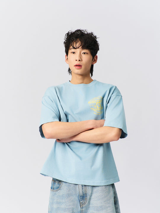 S45 New Earth Logo Printed Tee | Face 3 Face