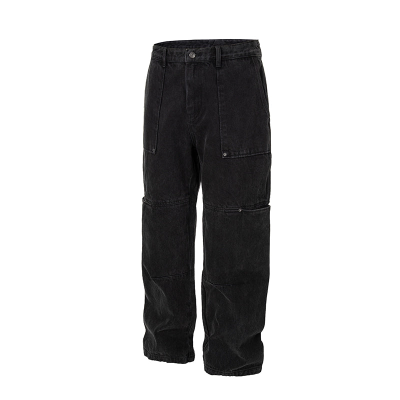 F2CE Multi Pocket Utility Washed Jeans | Face 3 Face