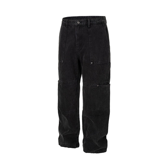 F2CE Multi Pocket Utility Washed Jeans | Face 3 Face