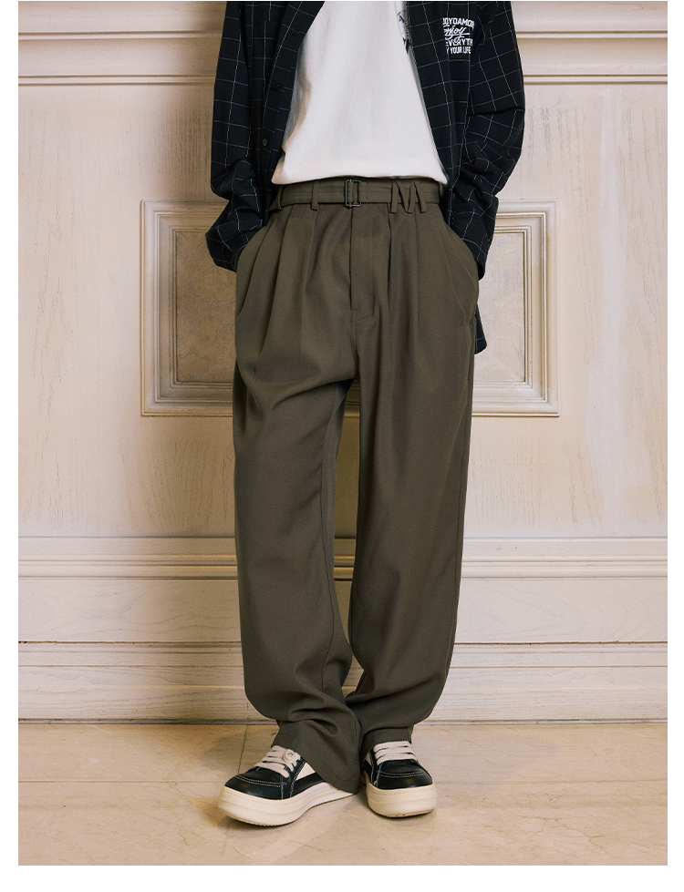 MEDM M-Shaped Belt Loop Suit Pants | Face 3 Face