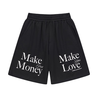 Harsh and Cruel Make Money Make Love Sweat Shorts | Face 3 Face