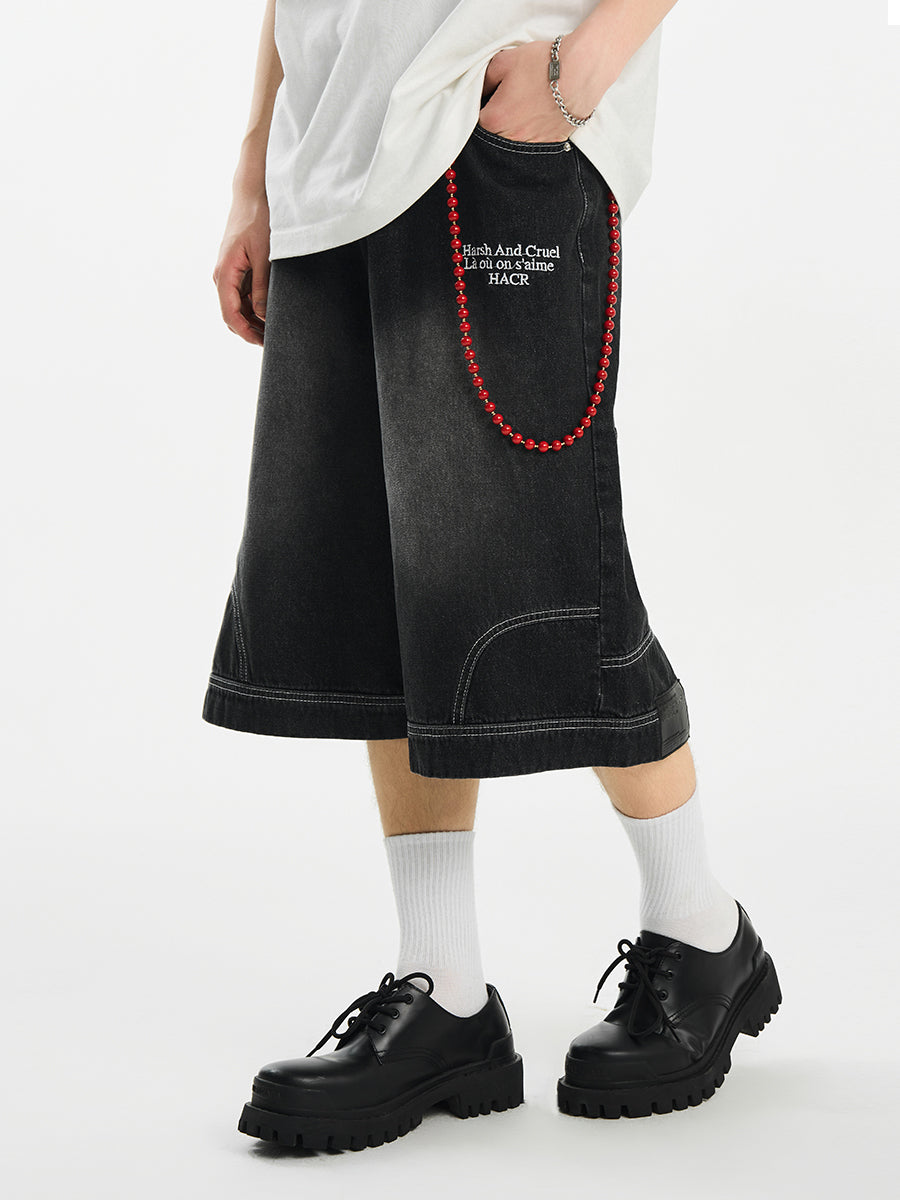 Harsh and Cruel Upside Down Pockets Jorts | Face 3 Face