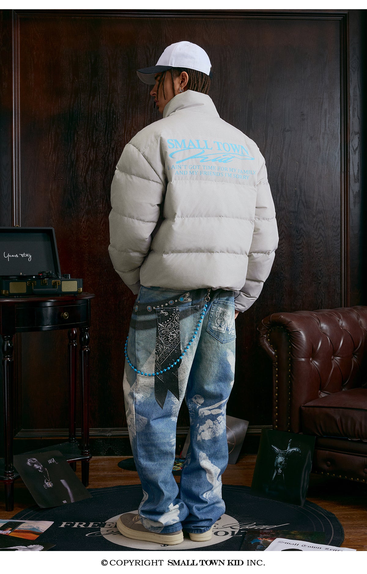 Small Town Kid Honeycomb Woven Fabrics Down Jacket | Face 3 Face