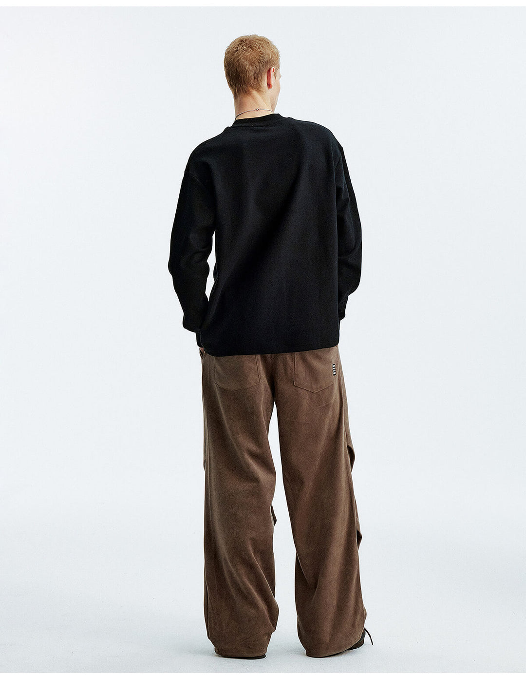 MEDM Warm Fleece Basic Long Sleeve Tee | Face 3 Face