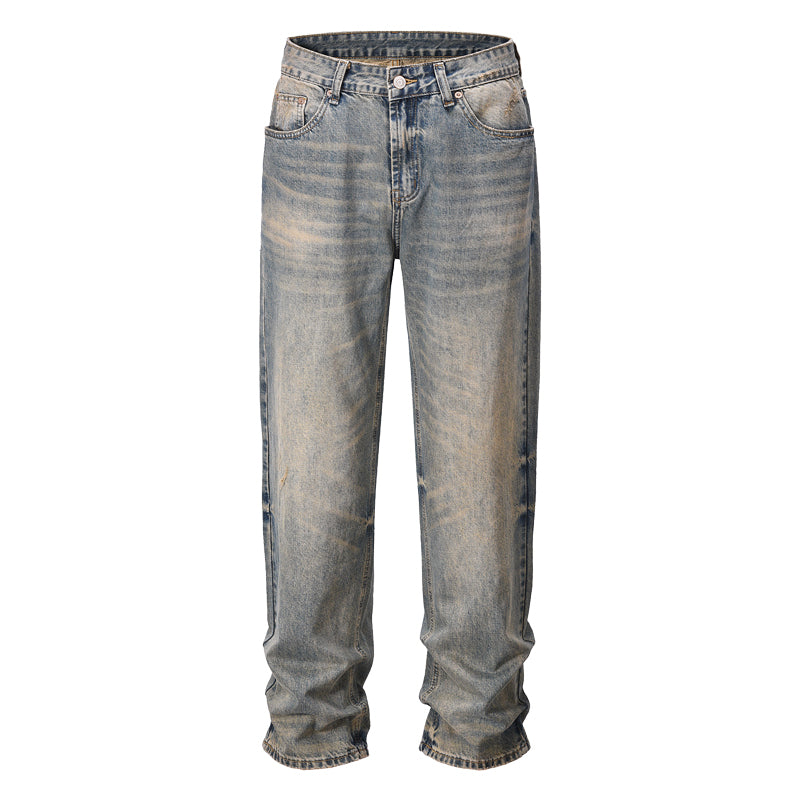 F3F Select Vintage Washed & Old Mud Dyed Blue Jeans