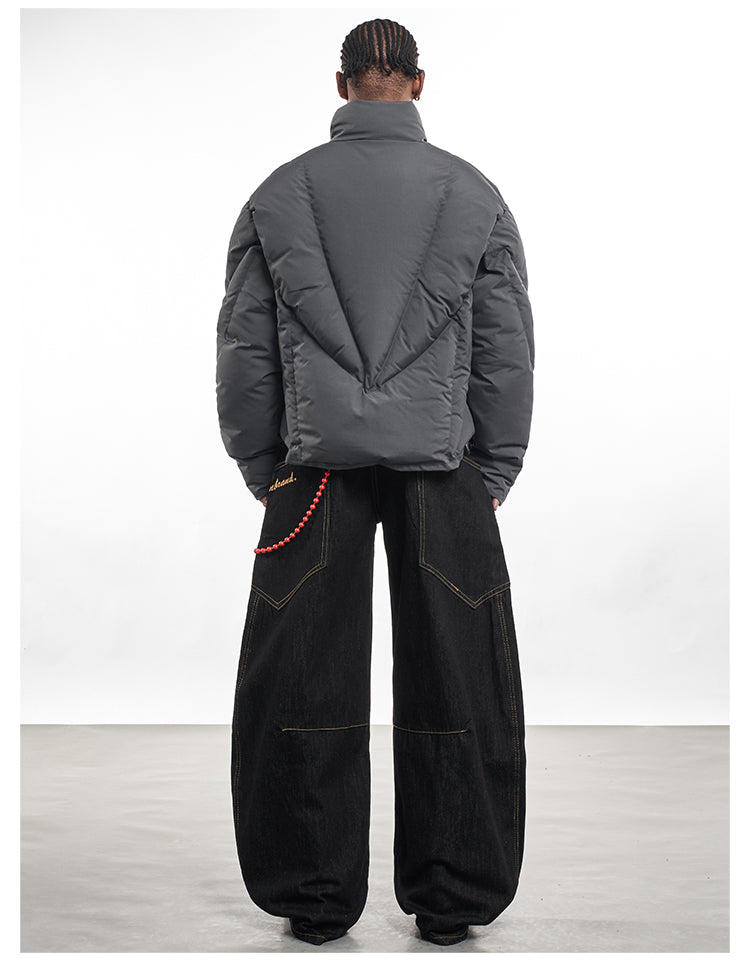 F3F Select Deconstructed Lines Puffer Jacket | Face 3 Face