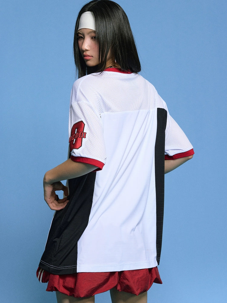 MEDM 88 Numbered Rhinestone Mesh Jersey | Face 3 Face