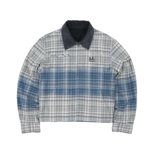 SOD Co. Washed Blue Gradient Plaid Jacket | Face 3 Face