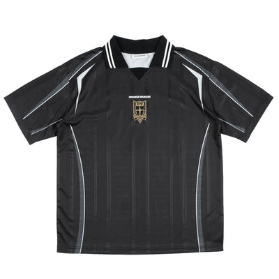 ORANGEDRAGON ODFC Striped Embroidered Soccer Jersey Uniform Polo Shirt | Face 3 Face