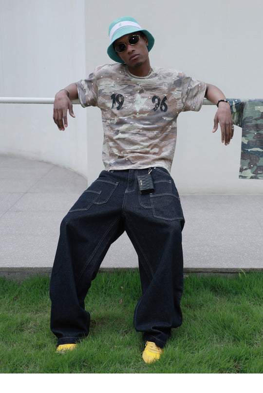 STEEPC Double Waist Structured Multi Pocket Jeans | Face 3 Face