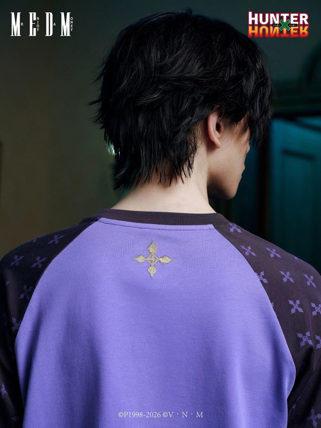 MEDM × HUNTER×HUNTER All Over Character Icon Raglan Long Sleeve Tee | Face 3 Face