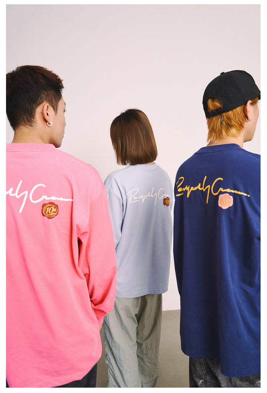 Remedy 3D Wax Seal and Cracked Logo Print Long Sleeve Tee | Face 3 Face