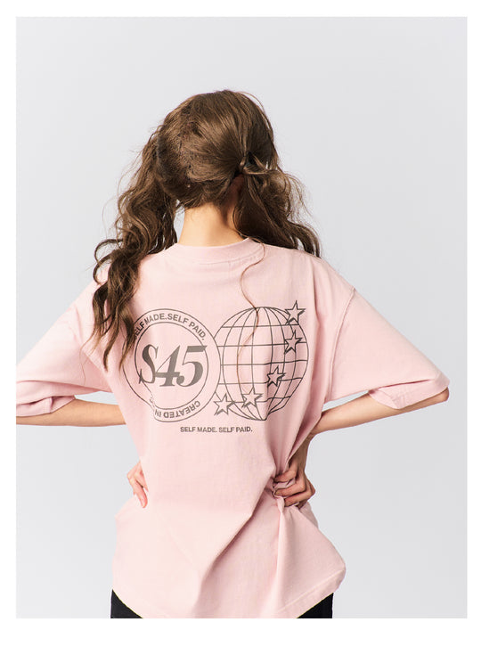 S45 New Earth Logo Printed Tee | Face 3 Face