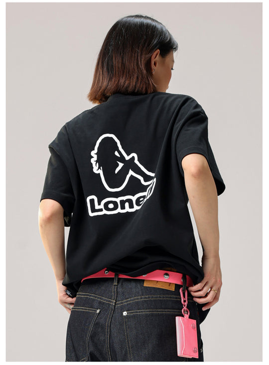 Remedy Alone Lonely Inspired Print Tee | Face 3 Face