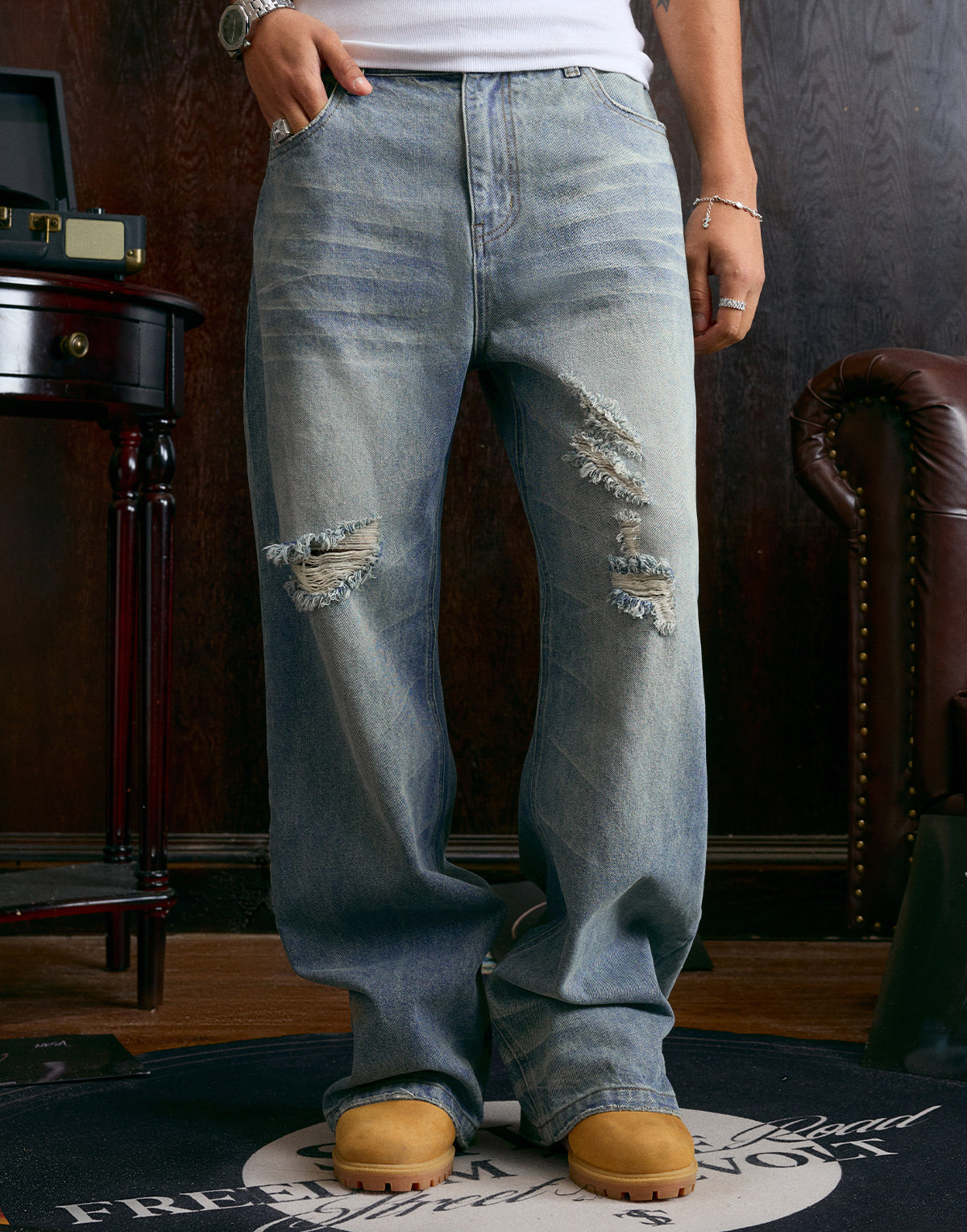 Small Town Kid Cat Whiskers Bootcut Jeans | Face 3 Face