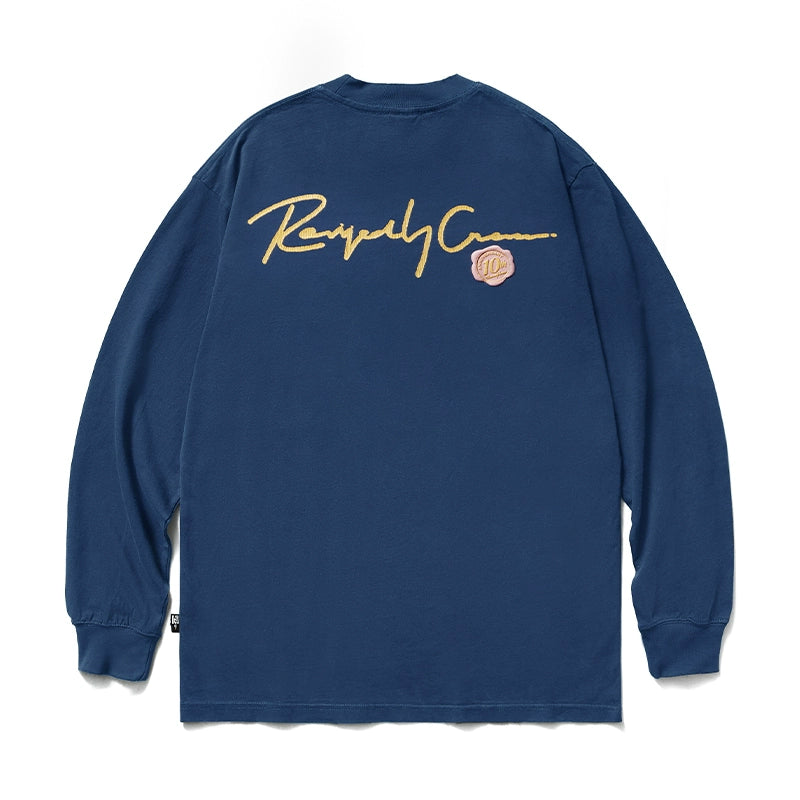 Remedy 3D Wax Seal and Cracked Logo Print Long Sleeve Tee | Face 3 Face