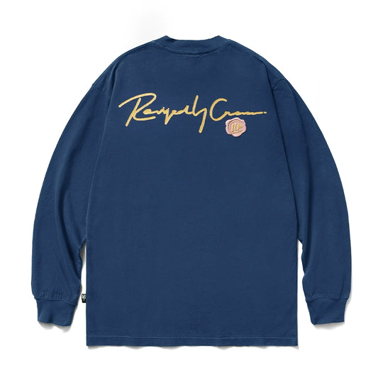 Remedy 3D Wax Seal and Cracked Logo Print Long Sleeve Tee | Face 3 Face
