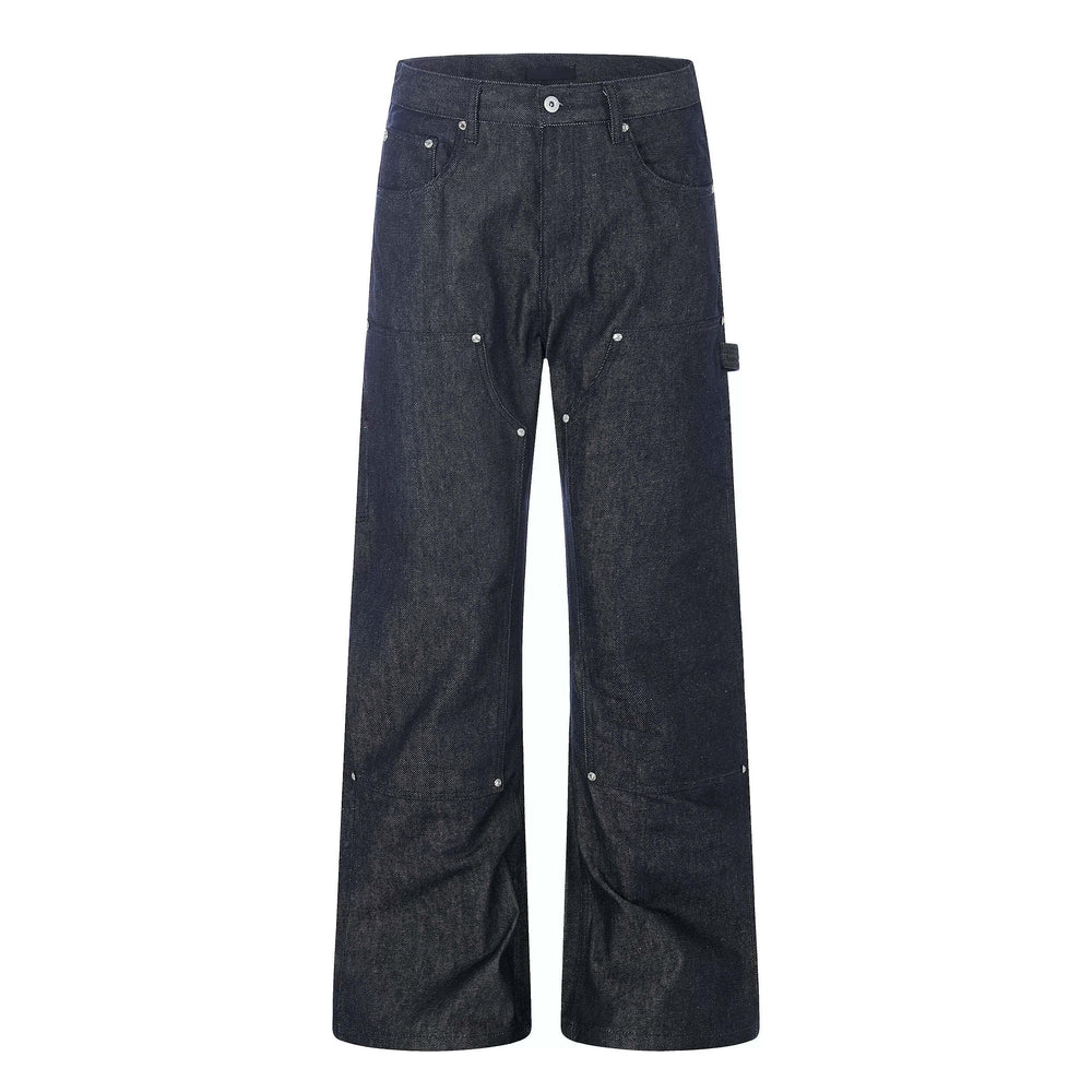 F3F Select High Rise Baggy Double Knee Painter Jeans