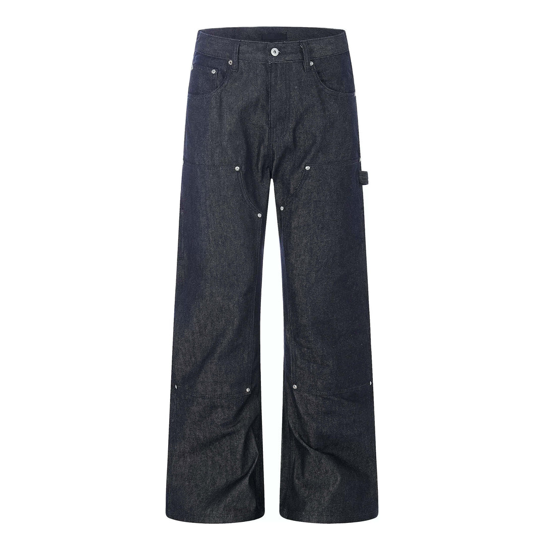 F3F Select High Rise Baggy Double Knee Painter Jeans