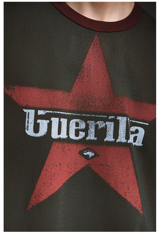 Remedy Aged Star Print Tee | Face 3 Face