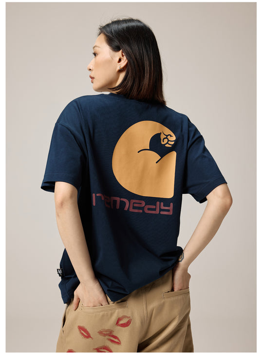 Remedy Biceps Inspired Print Tee | Face 3 Face