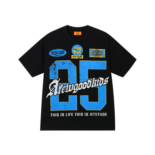 AFGK Vintage Number Print Tee | Face 3 Face