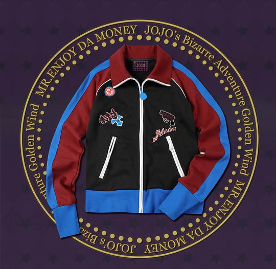 MEDM × JOJO Color Block High Neck Track Jacket | Face 3 Face