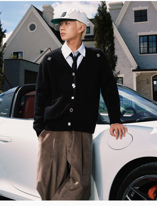 MEDM Multi Button Knit Cardigan | Face 3 Face