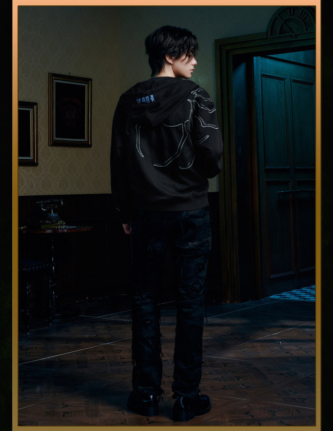 MEDM × HUNTER×HUNTER Phantom Troupe Spider Patch Zip Up Hoodie | Face 3 Face