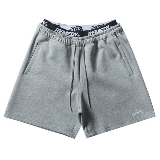Remedy Double Waist Layer Sweat Sports Shorts | Face 3 Face