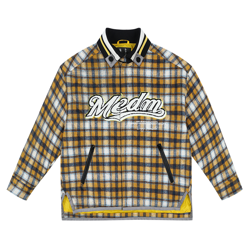 MEDM Plaid Quilting Flannel Jacket | Face 3 Face