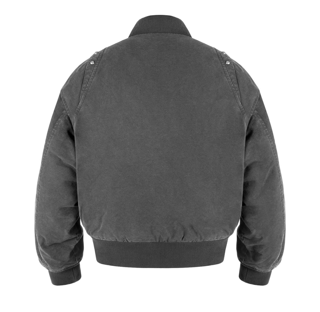 ANTIDOTE Deconstructed Washed Canvas Bomber Jacket | Face 3 Face