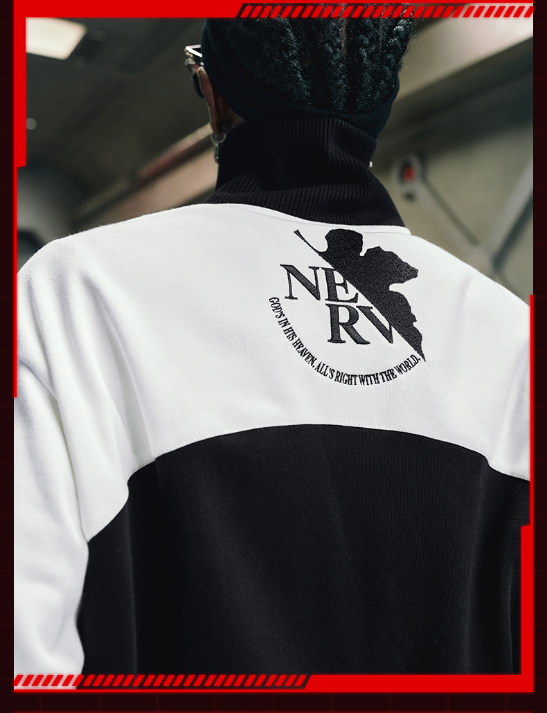 MEDM x EVA Line Art Body Contrast Color Track Jacket | Face 3 Face