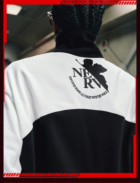 MEDM x EVA Line Art Body Contrast Color Track Jacket | Face 3 Face