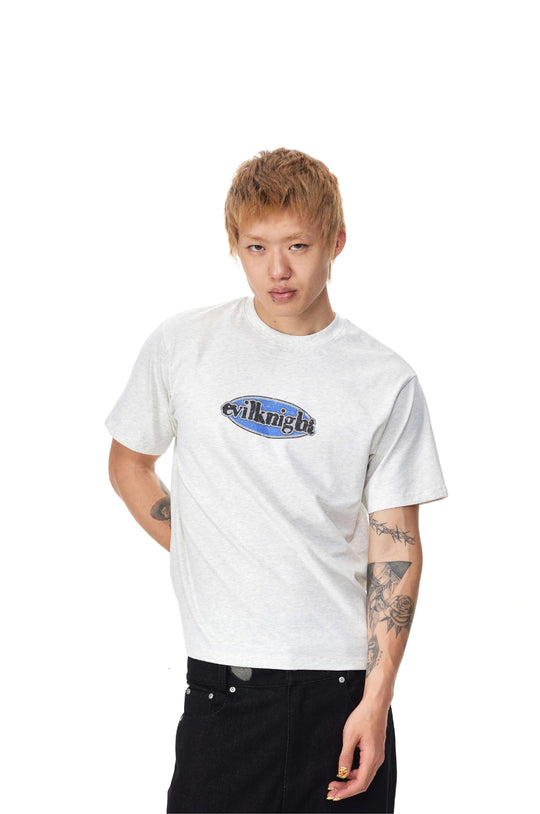 EVILKNIGHT(EK) Emblem Logo Print Short Sleeve Tee | Face 3 Face