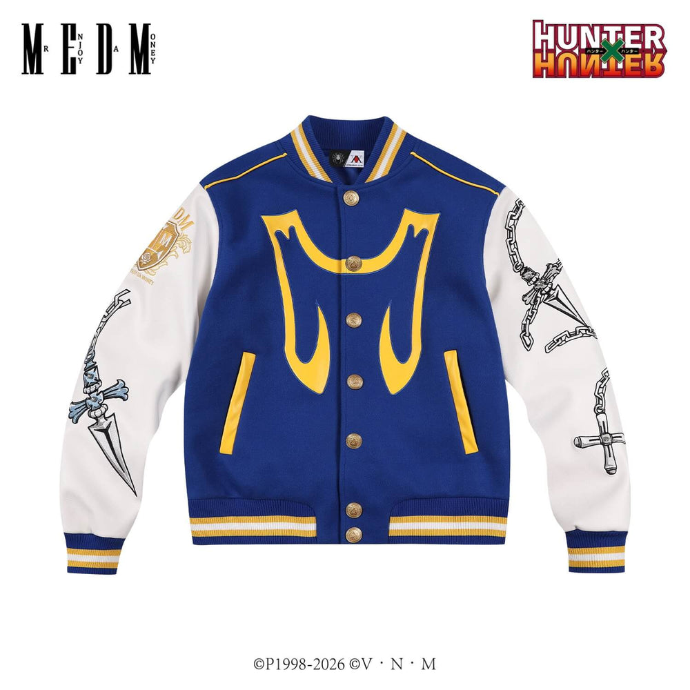 MEDM × HUNTER×HUNTER Kurapika PU Leather Varsity Jacket