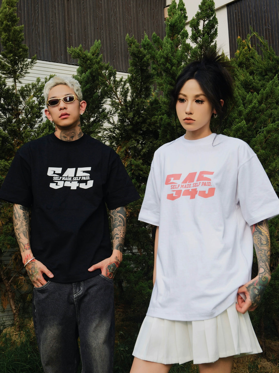 S45 NO DAY OFF Logo Tee | Face 3 Face