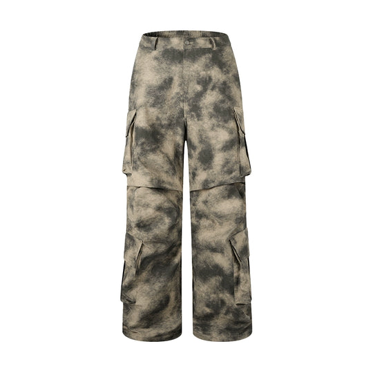 1807 JEFF HAMILTON Tie Dye Work Cargo Pants | Face 3 Face